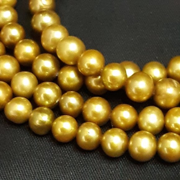 Vintage Sterling Four Strand Cultured Freshwater Pearl Necklace - Picture 10 of 12